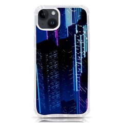 Night Music The City Neon Background Synth Retrowave Iphone 14 Plus Tpu Uv Print Case by uniart180623