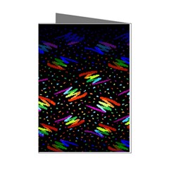 Rainbows Pixel Pattern Mini Greeting Cards (pkg Of 8) by uniart180623