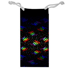 Rainbows Pixel Pattern Jewelry Bag