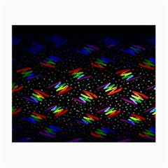 Rainbows Pixel Pattern Small Glasses Cloth (2 Sides) by uniart180623