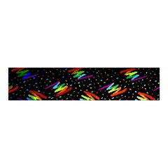 Rainbows Pixel Pattern Velvet Scrunchie by uniart180623