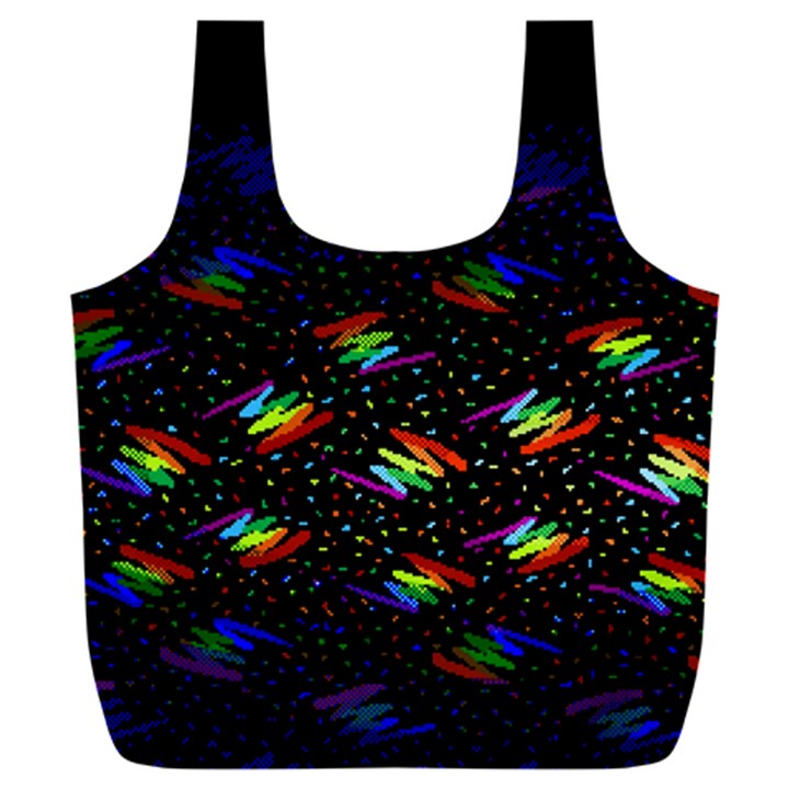 Rainbows Pixel Pattern Full Print Recycle Bag (XXXL)