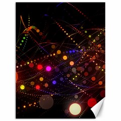 Abstract Light Star Design Laser Light Emitting Diode Canvas 12  X 16  by uniart180623