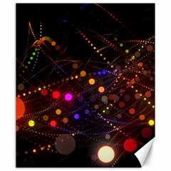 Abstract Light Star Design Laser Light Emitting Diode Canvas 20  X 24  by uniart180623