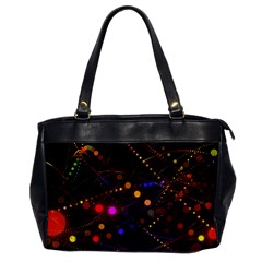 Abstract Light Star Design Laser Light Emitting Diode Oversize Office Handbag by uniart180623