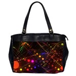 Abstract Light Star Design Laser Light Emitting Diode Oversize Office Handbag (2 Sides) Front