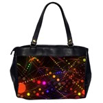 Abstract Light Star Design Laser Light Emitting Diode Oversize Office Handbag (2 Sides) Back