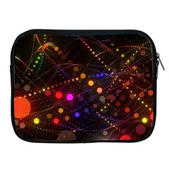 Abstract Light Star Design Laser Light Emitting Diode Apple Ipad 2/3/4 Zipper Cases by uniart180623