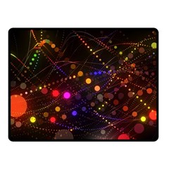 Abstract Light Star Design Laser Light Emitting Diode Two Sides Fleece Blanket (small) by uniart180623