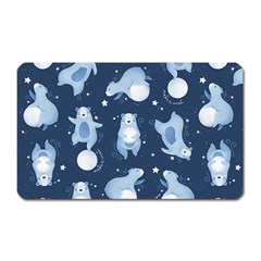 Bear Pattern Patterns Planet Animals Magnet (rectangular)