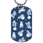 Bear Pattern Patterns Planet Animals Dog Tag (One Side) Front