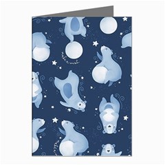 Bear Pattern Patterns Planet Animals Greeting Cards (pkg Of 8) by uniart180623