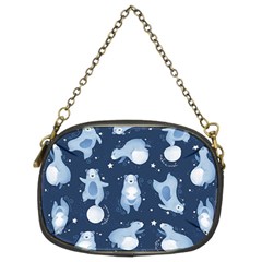 Bear Pattern Patterns Planet Animals Chain Purse (two Sides) by uniart180623