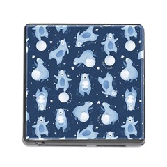 Bear Pattern Patterns Planet Animals Memory Card Reader (square 5 Slot) by uniart180623