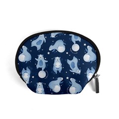 Bear Pattern Patterns Planet Animals Accessory Pouch (small) by uniart180623