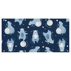 Bear Pattern Patterns Planet Animals Banner And Sign 8  X 4  by uniart180623