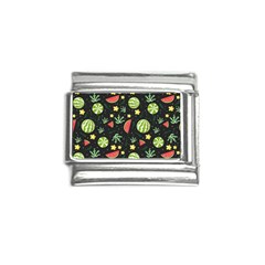 Watermelon Berries Patterns Pattern Italian Charm (9mm) by uniart180623