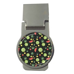 Watermelon Berries Patterns Pattern Money Clips (round)  by uniart180623