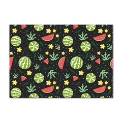 Watermelon Berries Patterns Pattern Sticker A4 (10 Pack) by uniart180623