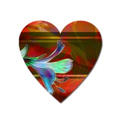 Abstract Fractal Design Digital Wallpaper Graphic Backdrop Heart Magnet by uniart180623