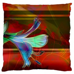 Abstract Fractal Design Digital Wallpaper Graphic Backdrop Large Cushion Case (one Side) by uniart180623