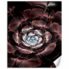 Flower Fractal Art Cool Petal Abstract Canvas 16  X 20  by uniart180623