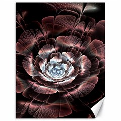 Flower Fractal Art Cool Petal Abstract Canvas 18  X 24  by uniart180623