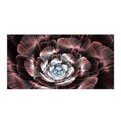 Flower Fractal Art Cool Petal Abstract Satin Wrap 35  X 70  by uniart180623