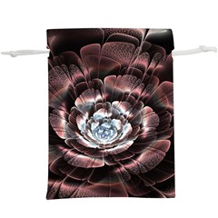 Flower Fractal Art Cool Petal Abstract Lightweight Drawstring Pouch (xl)