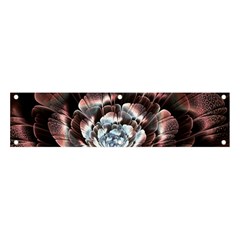 Flower Fractal Art Cool Petal Abstract Banner And Sign 4  X 1  by uniart180623