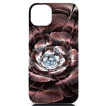 Flower Fractal Art Cool Petal Abstract iPhone 14 Plus Black UV Print Case Front