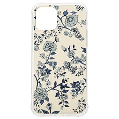 Vintage Background Blue Roses Rose Pattern Retro Iphone 12/12 Pro Tpu Uv Print Case by uniart180623