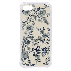 Vintage Background Blue Roses Rose Pattern Retro Iphone Se by uniart180623