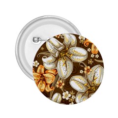 Flowers Pattern Floral Patterns Decorative Art 2 25  Buttons by uniart180623