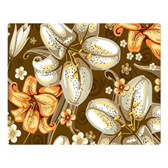 Flowers Pattern Floral Patterns Decorative Art Premium Plush Fleece Blanket (large) by uniart180623