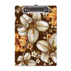 Flowers Pattern Floral Patterns Decorative Art A5 Acrylic Clipboard by uniart180623