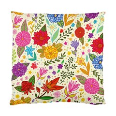 Colorful Flowers Pattern Abstract Patterns Floral Patterns Standard Cushion Case (two Sides) by uniart180623