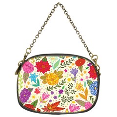 Colorful Flowers Pattern Abstract Patterns Floral Patterns Chain Purse (two Sides) by uniart180623