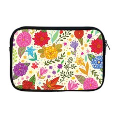 Colorful Flowers Pattern Abstract Patterns Floral Patterns Apple Macbook Pro 17  Zipper Case