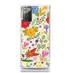 Colorful Flowers Pattern Abstract Patterns Floral Patterns Samsung Galaxy Note 20 TPU UV Case Front