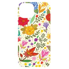 Colorful Flowers Pattern Abstract Patterns Floral Patterns Iphone 14 Black Uv Print Case