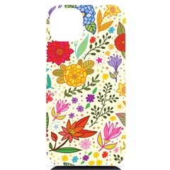 Colorful Flowers Pattern Abstract Patterns Floral Patterns Iphone 14 Plus Black Uv Print Case by uniart180623