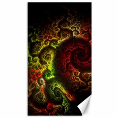 Green And Red Lights Wallpaper Fractal Digital Art Artwork Canvas 40  X 72  by uniart180623