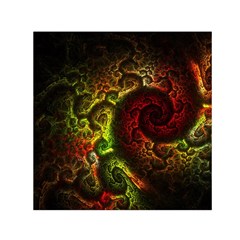 Green And Red Lights Wallpaper Fractal Digital Art Artwork Square Satin Scarf (30  X 30 ) by uniart180623