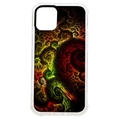 Green And Red Lights Wallpaper Fractal Digital Art Artwork Iphone 12 Mini Tpu Uv Print Case	 by uniart180623