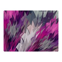 Colorful Artistic Pattern Design Two Sides Premium Plush Fleece Blanket (mini) by uniart180623