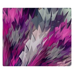 Colorful Artistic Pattern Design Two Sides Premium Plush Fleece Blanket (small) by uniart180623