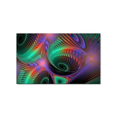 Circle Art 3d Artwork Graphics Vortex Colorful Digital Art Sticker Rectangular (10 Pack) by uniart180623