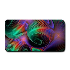 Circle Art 3d Artwork Graphics Vortex Colorful Digital Art Medium Bar Mat by uniart180623