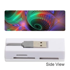 Circle Art 3d Artwork Graphics Vortex Colorful Digital Art Memory Card Reader (stick) by uniart180623